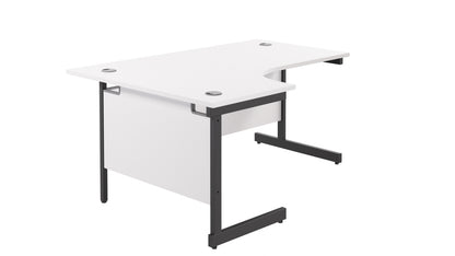 Aztec|Single Upright|Left Hand|Radial Desk|1600x1200|White-Black