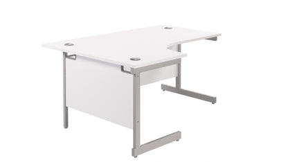Aztec|Single Upright|Left Hand|Radial Desk|1600x1200|White-Silver