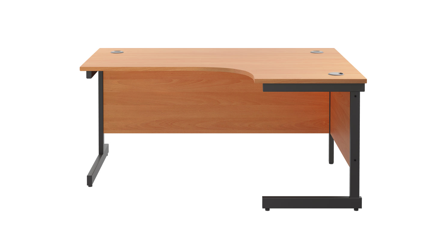 Single Upright Right Hand Radial Desk (FSC)