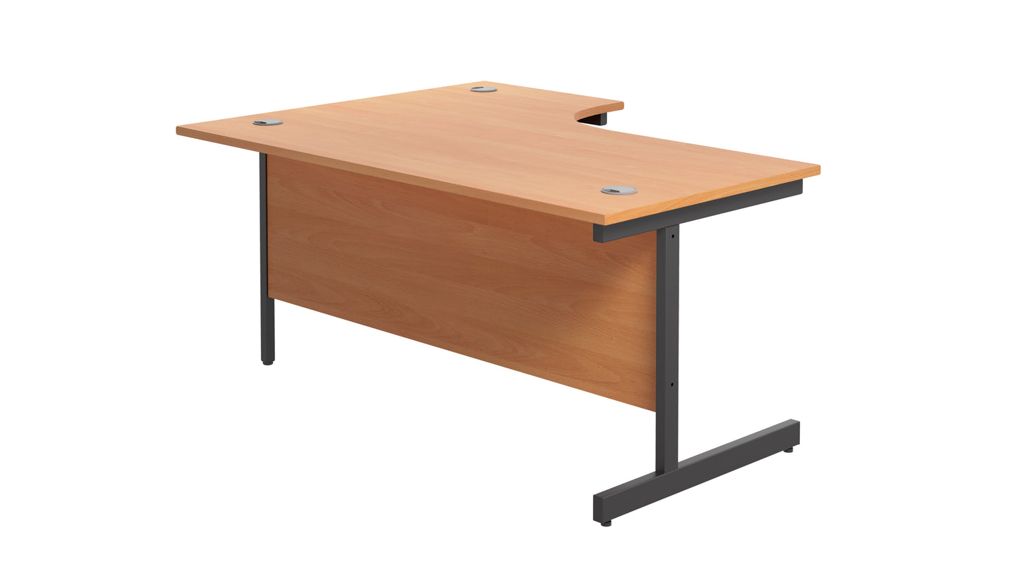 Single Upright Right Hand Radial Desk (FSC)