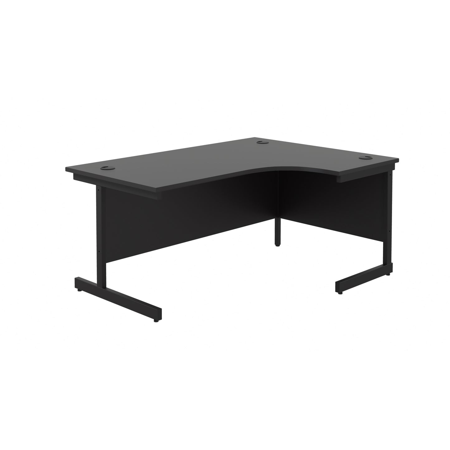 Aztec|Single Upright|Right Hand|Radial Desk|1600x1200|Black-Black