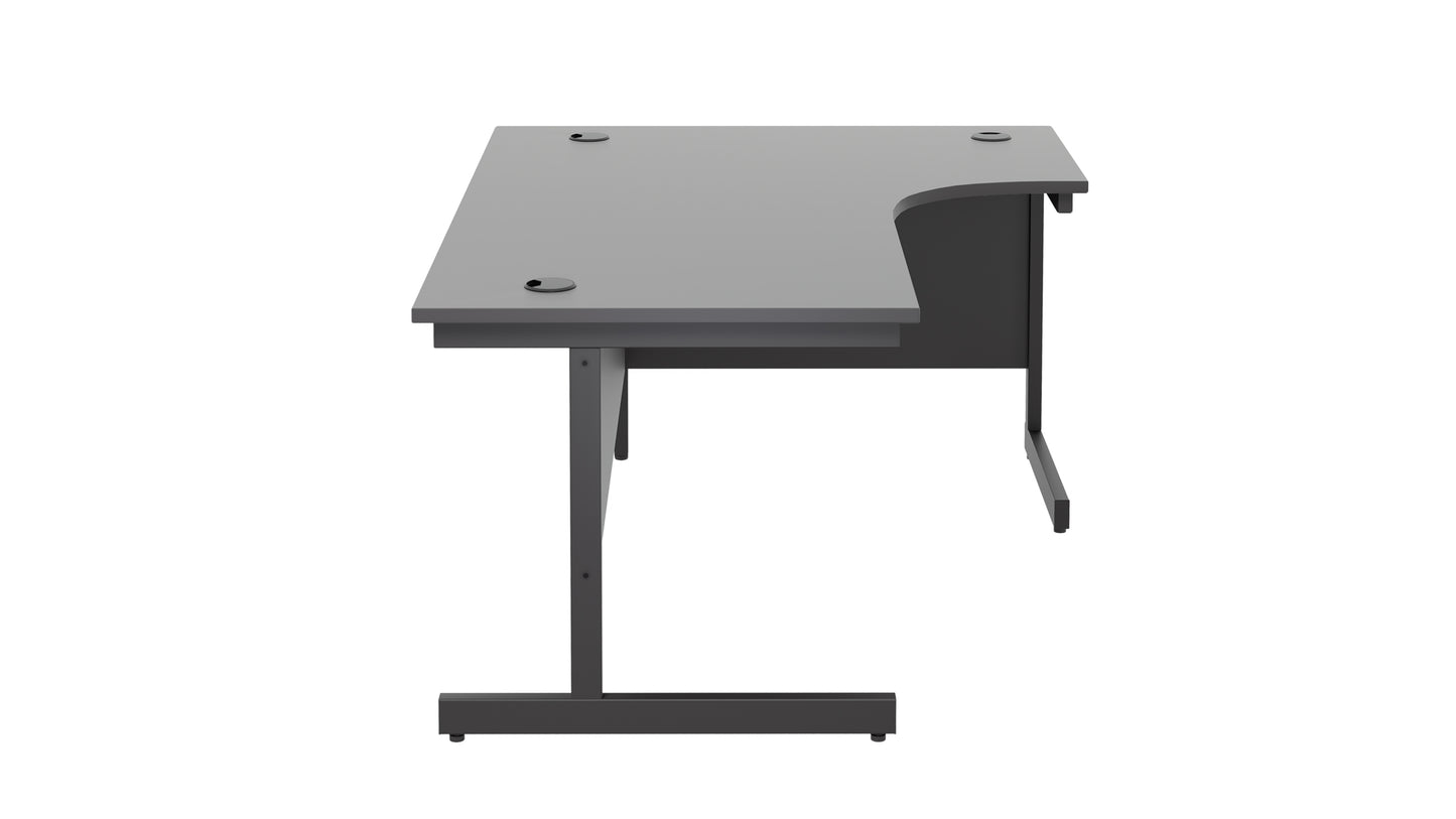 Single Upright Right Hand Radial Desk (FSC)