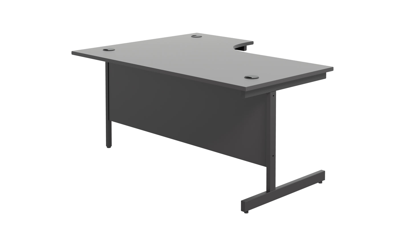 Single Upright Right Hand Radial Desk (FSC)