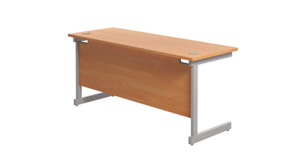 Single Upright Rectangular Desk: 600mm Deep (FSC)
