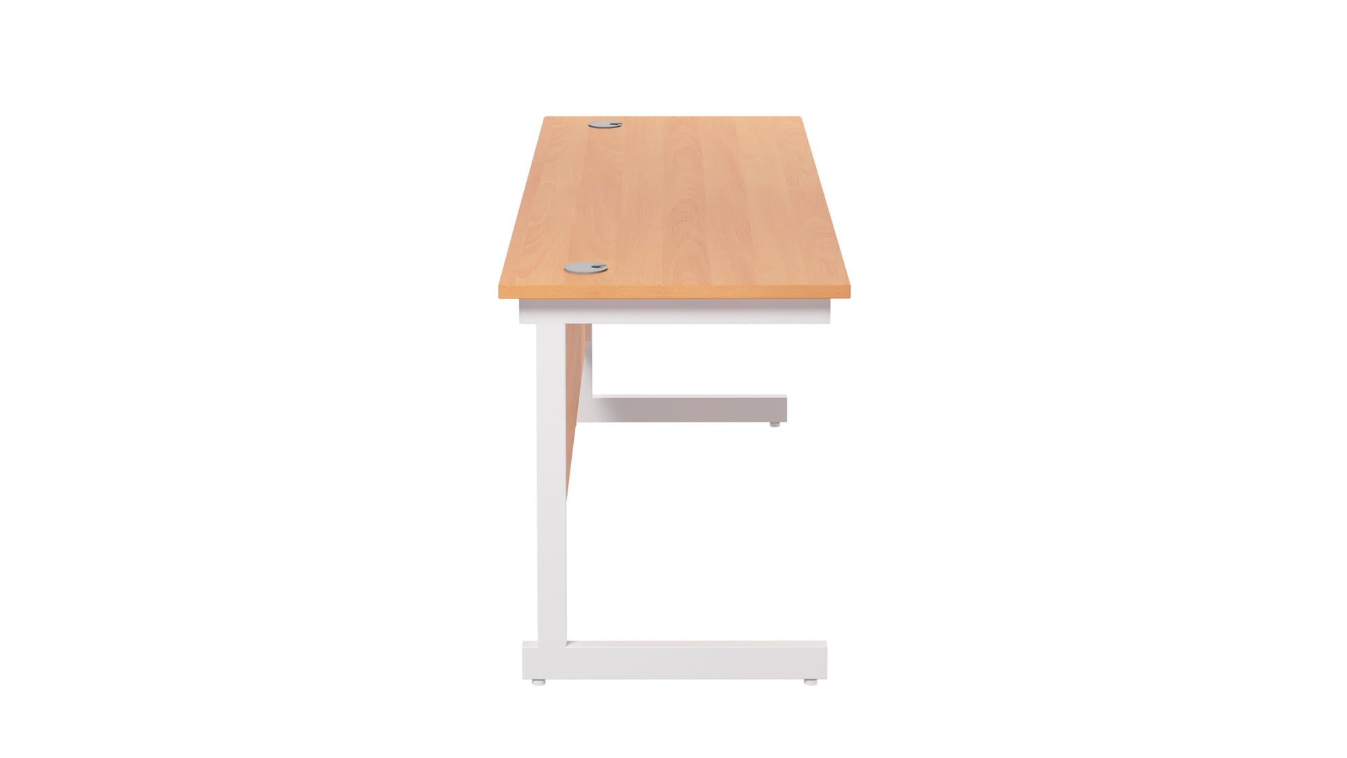 Single Upright Rectangular Desk: 600mm Deep (FSC)