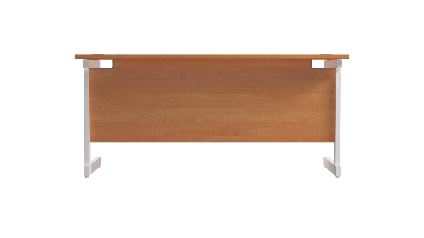 Single Upright Rectangular Desk: 600mm Deep (FSC)