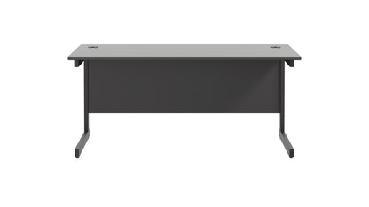 Single Upright Rectangular Desk: 600mm Deep (FSC)