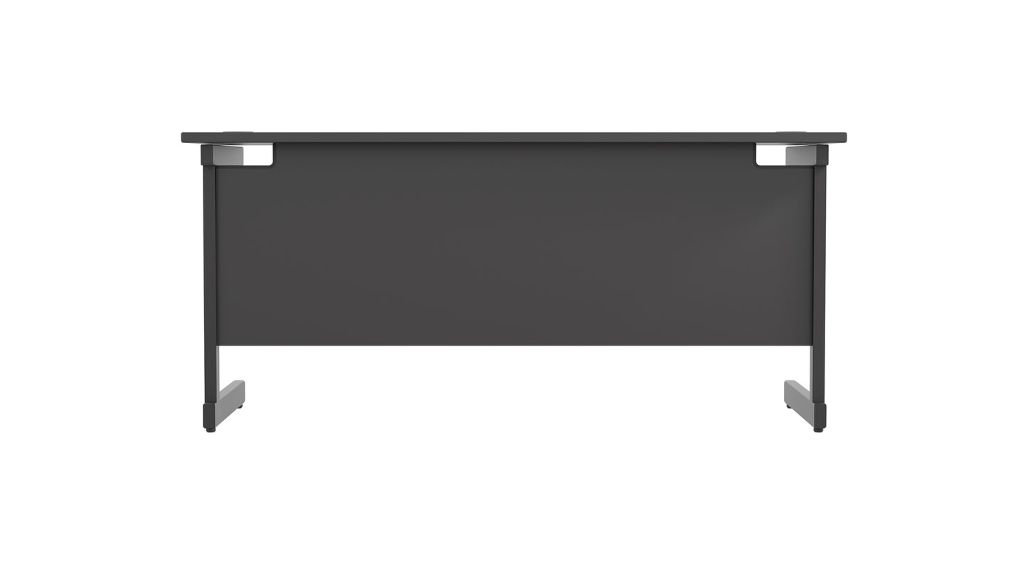 Single Upright Rectangular Desk: 600mm Deep (FSC)