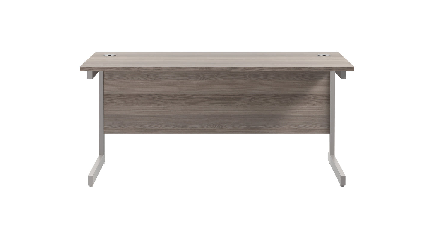 Single Upright Rectangular Desk: 600mm Deep (FSC)