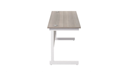 Single Upright Rectangular Desk: 600mm Deep (FSC)