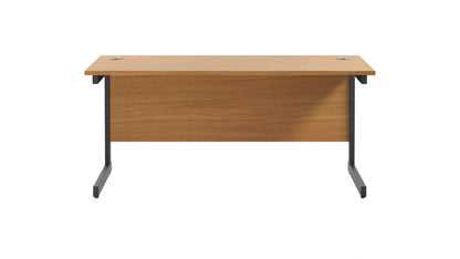 Single Upright Rectangular Desk: 600mm Deep (FSC)