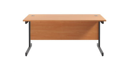 Single Upright Rectangular Desk: 800mm Deep (FSC)