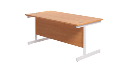 Single Upright Rectangular Desk: 800mm Deep (FSC)
