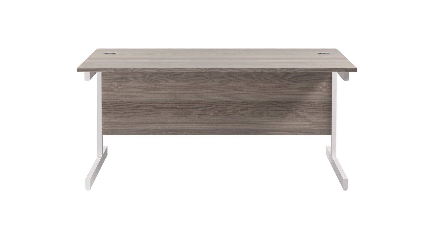 Single Upright Rectangular Desk: 800mm Deep (FSC)