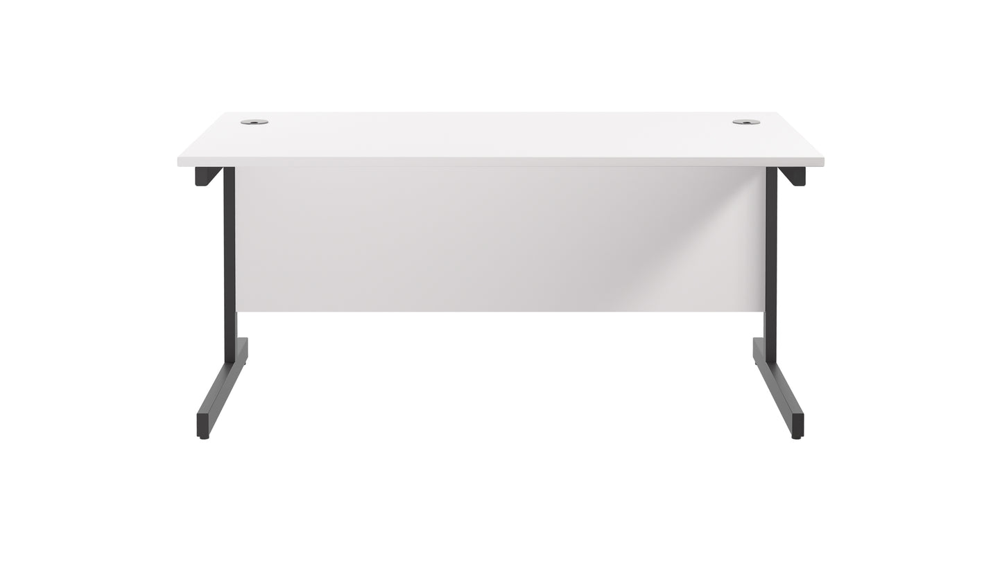 Single Upright Rectangular Desk: 800mm Deep (FSC)