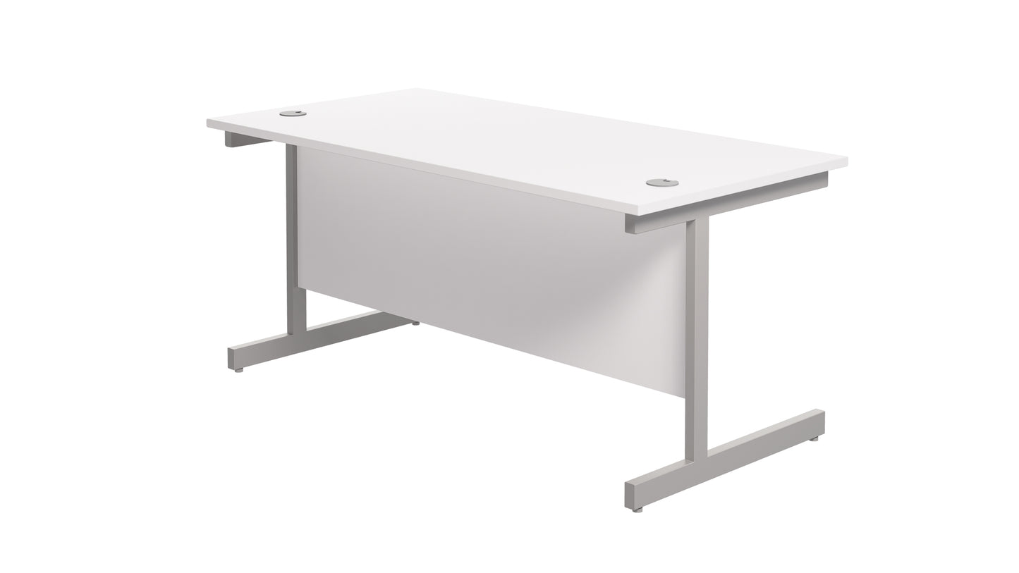 Single Upright Rectangular Desk: 800mm Deep (FSC)