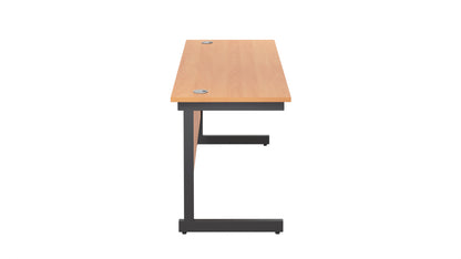 Single Upright Rectangular Desk: 600mm Deep (FSC)