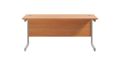Single Upright Rectangular Desk: 600mm Deep (FSC)