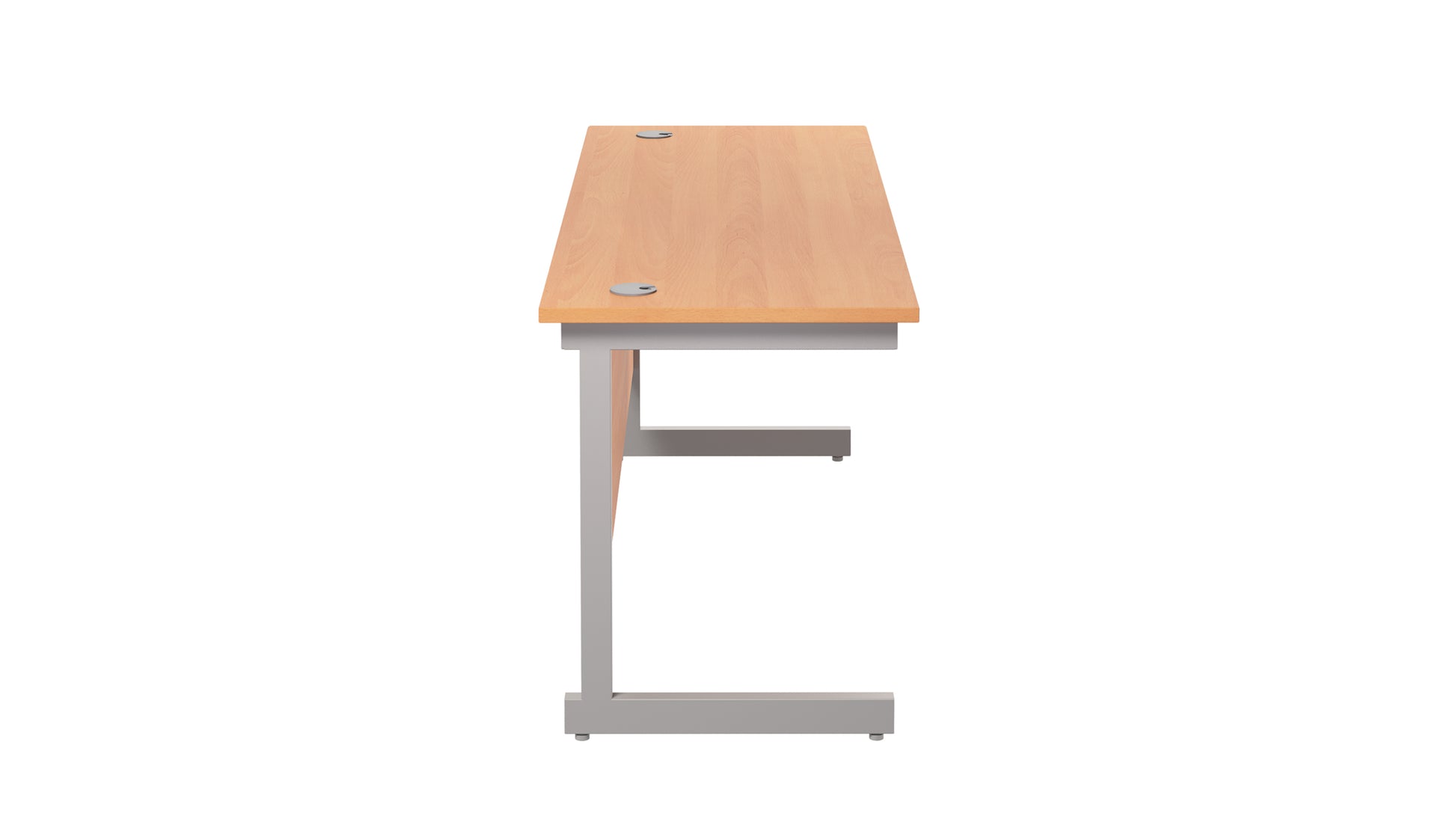 Single Upright Rectangular Desk: 600mm Deep (FSC)