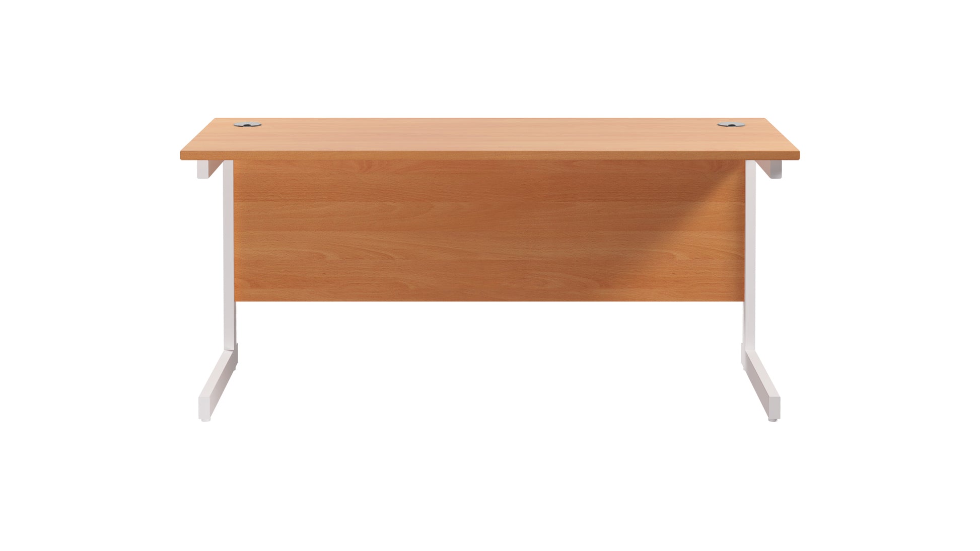 Single Upright Rectangular Desk: 600mm Deep (FSC)