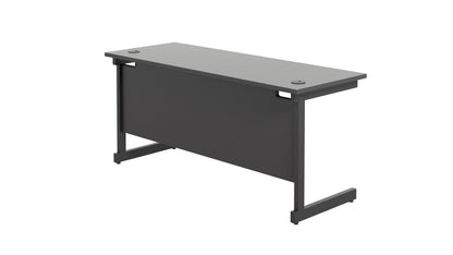 Single Upright Rectangular Desk: 600mm Deep (FSC)