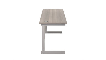 Single Upright Rectangular Desk: 600mm Deep (FSC)