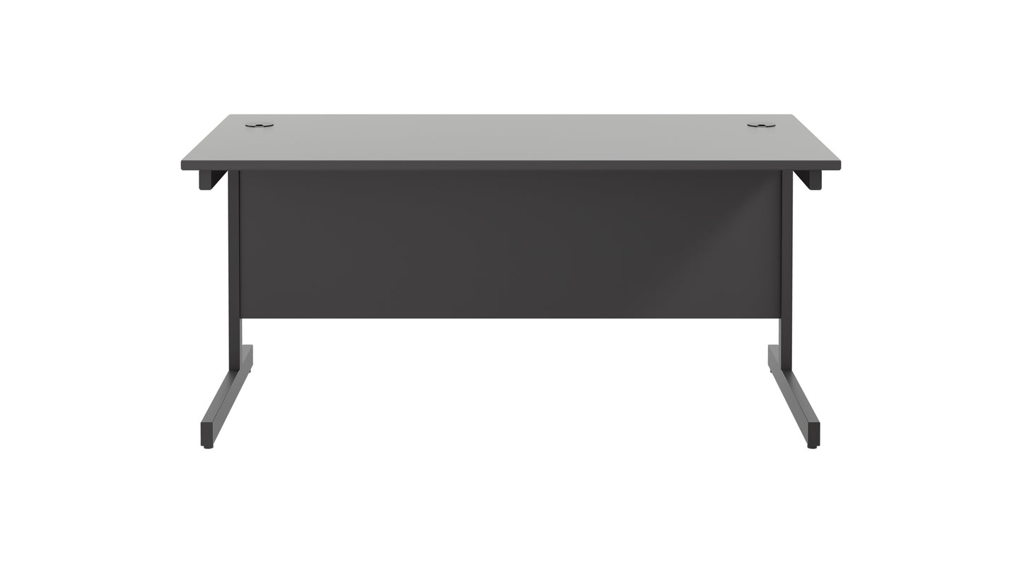 Single Upright Rectangular Desk: 800mm Deep (FSC)