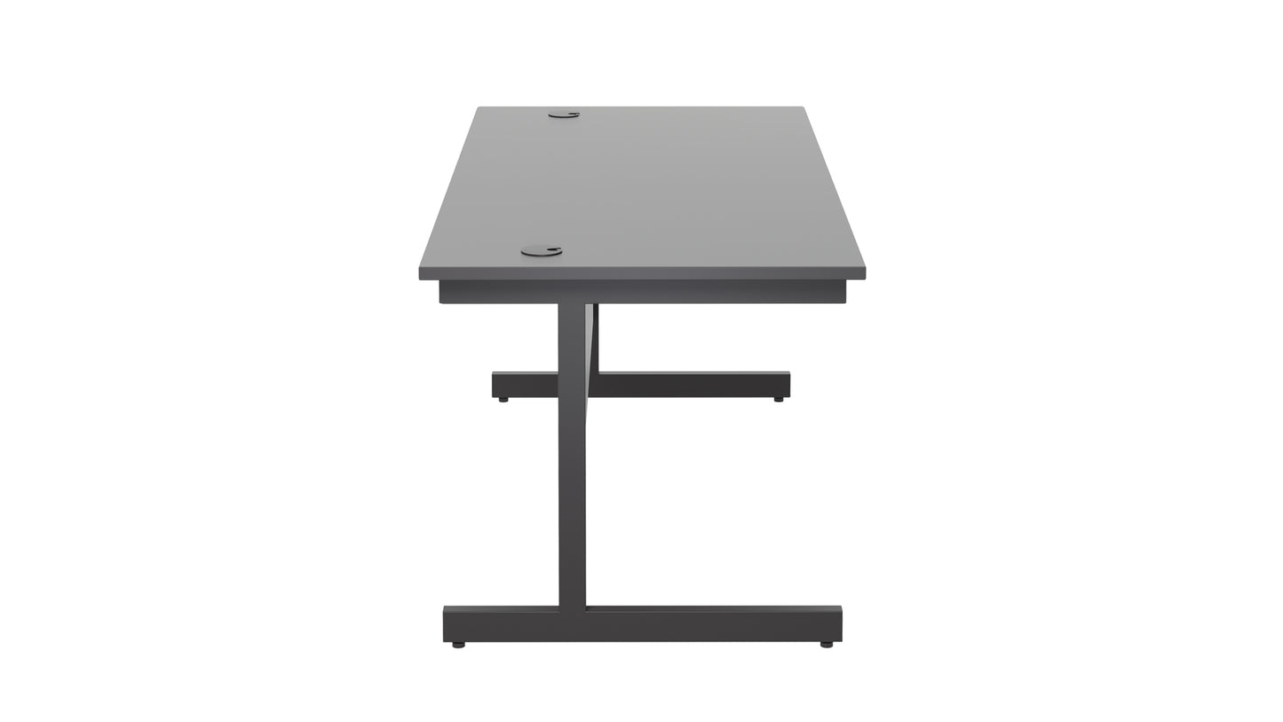 Single Upright Rectangular Desk: 800mm Deep (FSC)