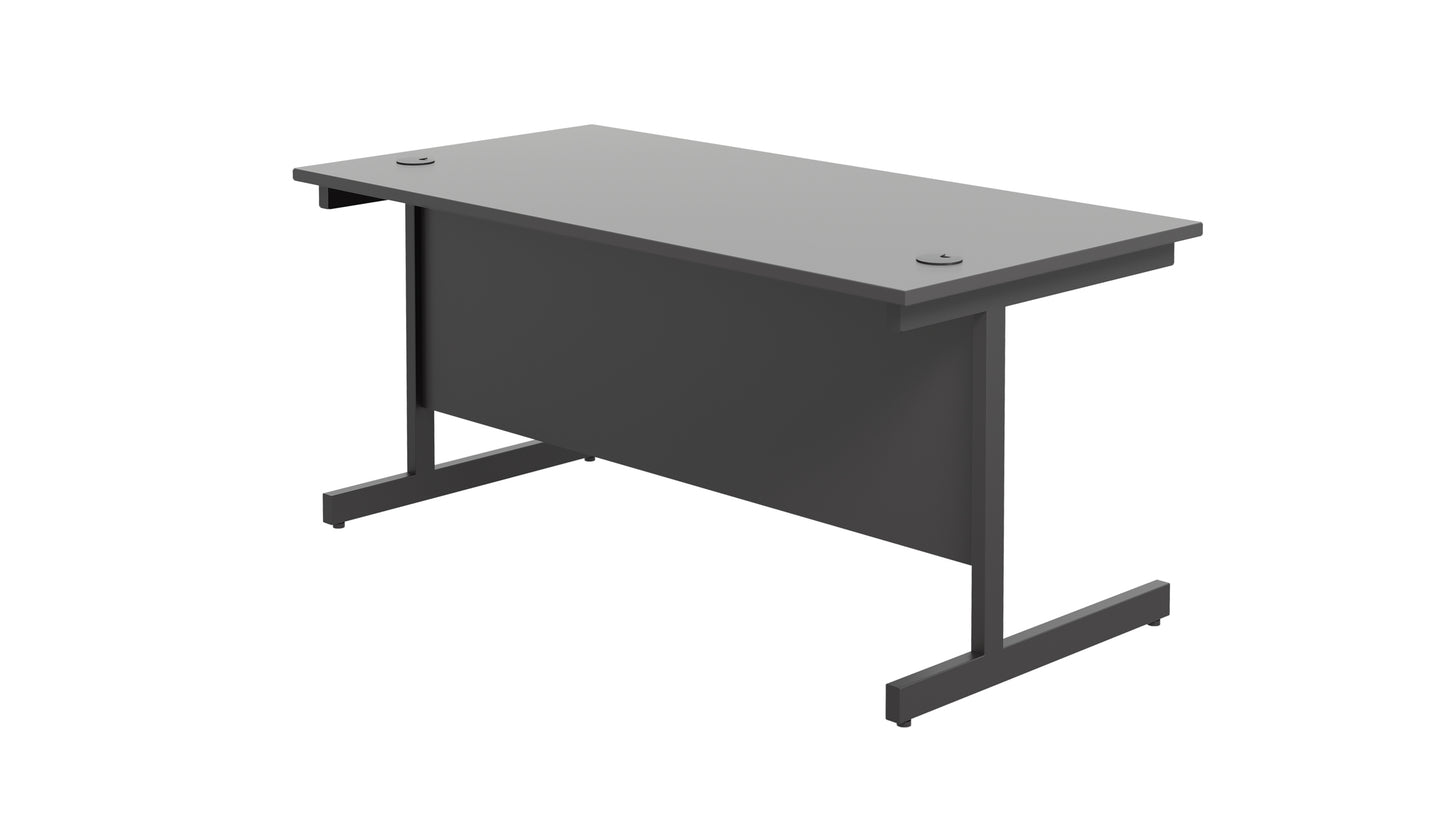Single Upright Rectangular Desk: 800mm Deep (FSC)