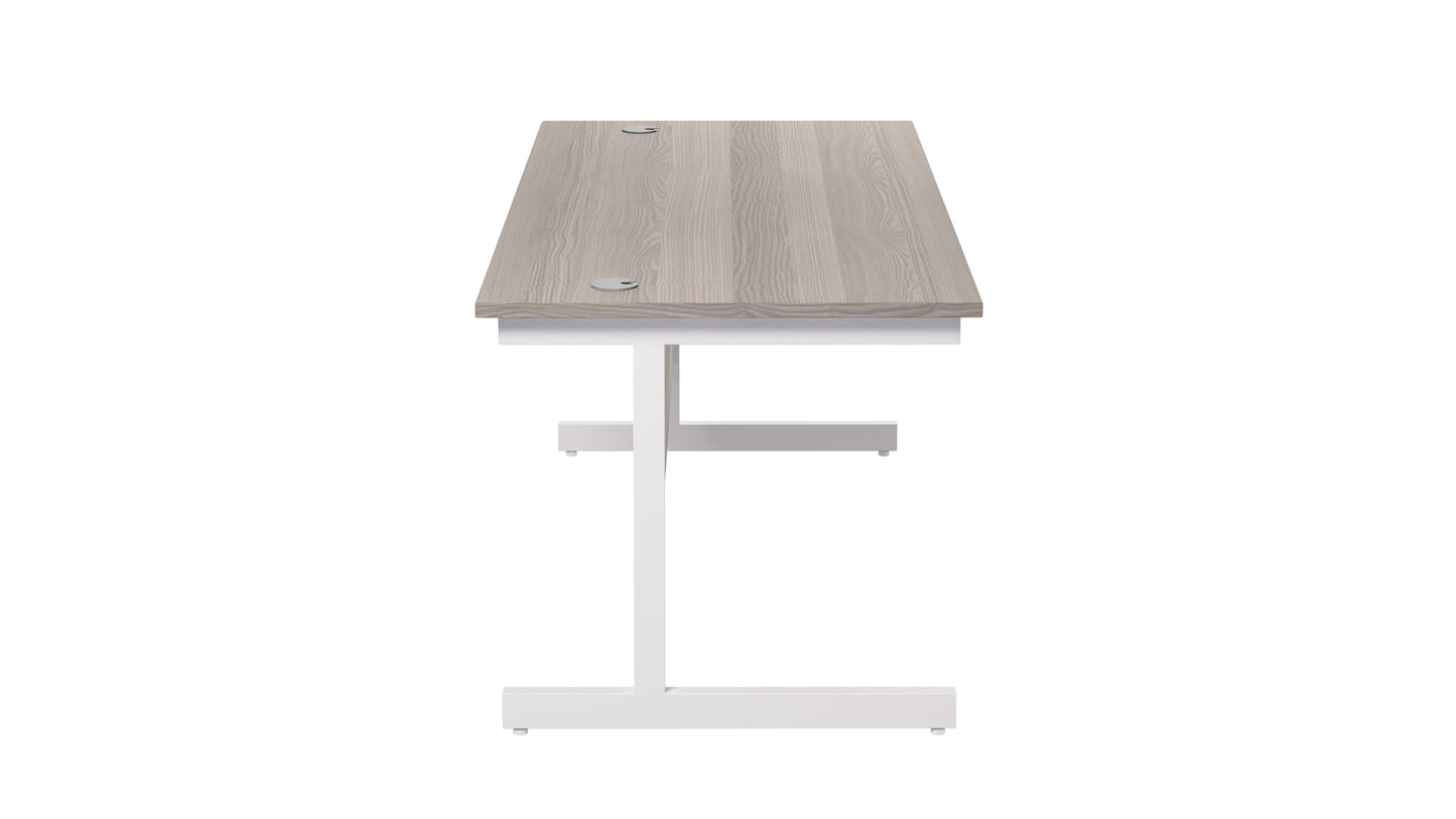 Single Upright Rectangular Desk: 800mm Deep (FSC)