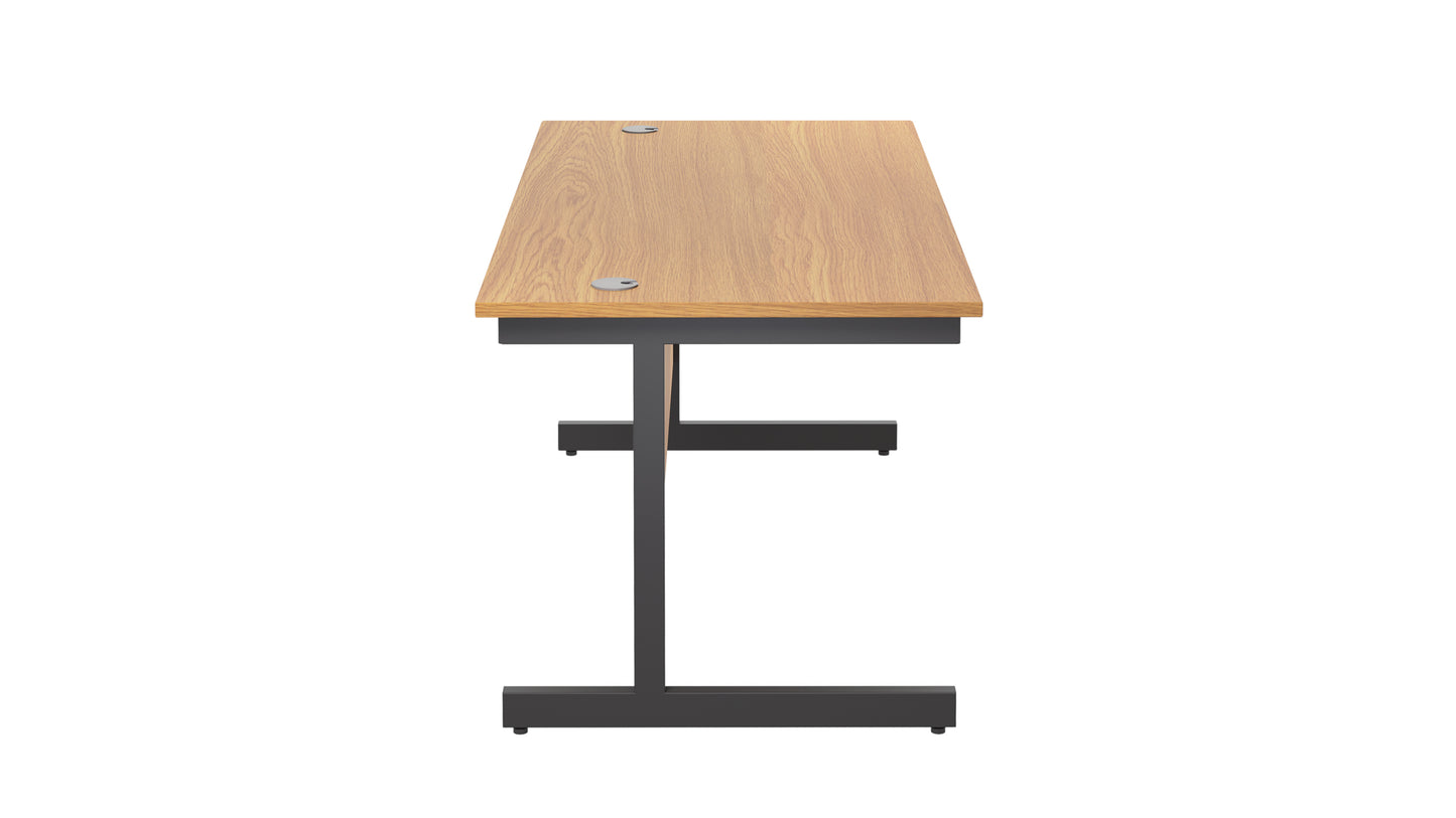 Single Upright Rectangular Desk: 800mm Deep (FSC)