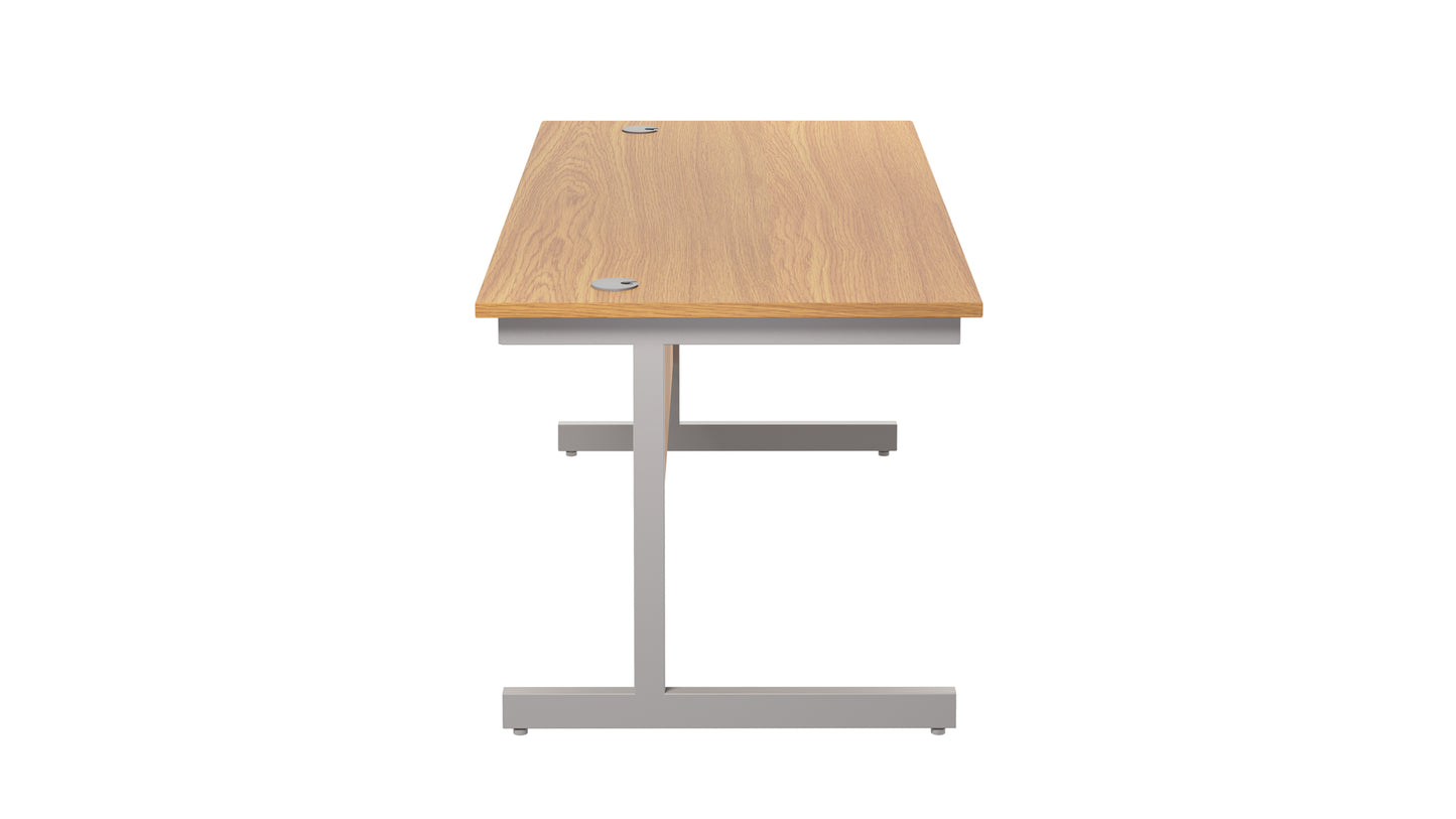 Single Upright Rectangular Desk: 800mm Deep (FSC)