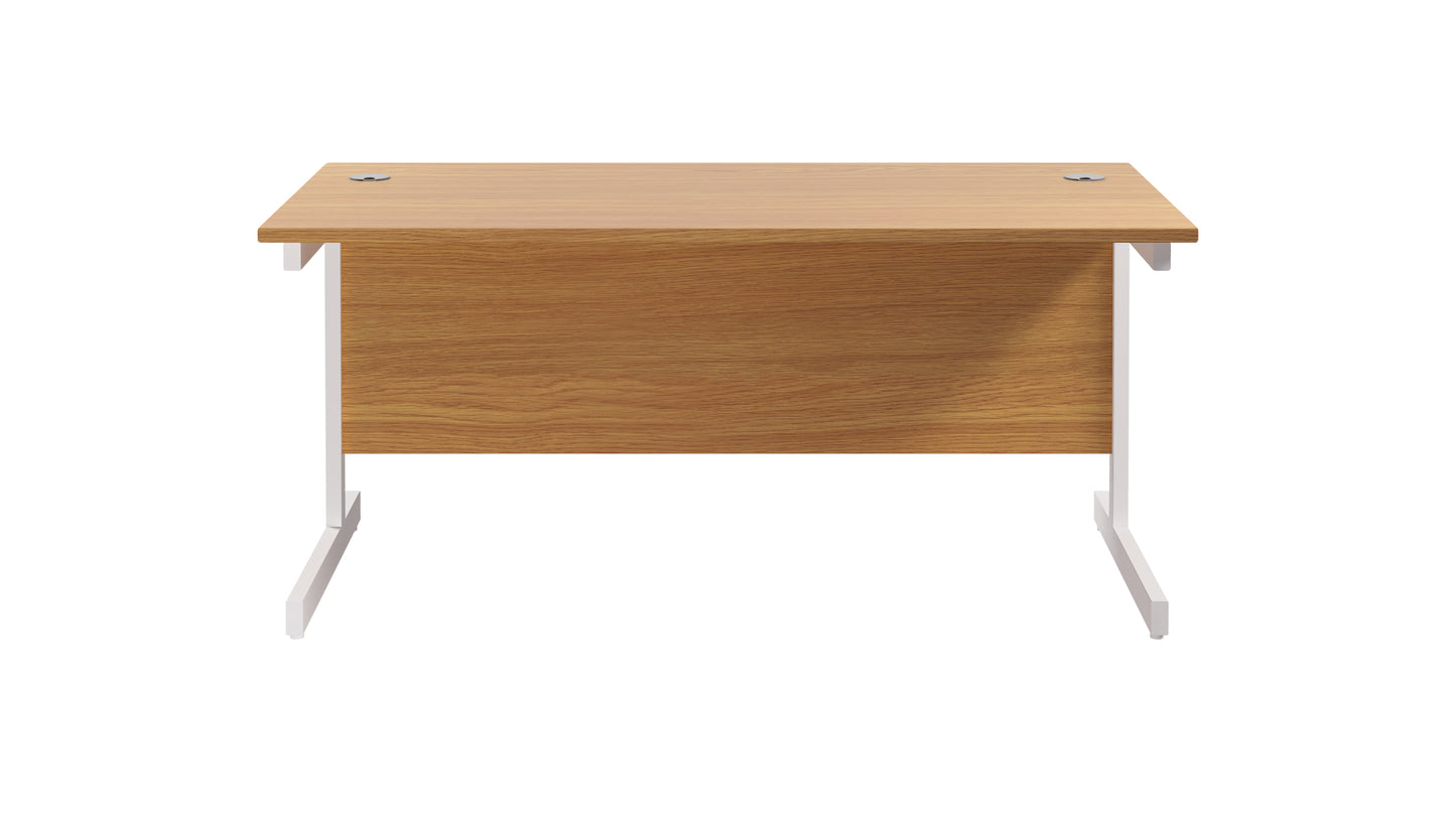 Single Upright Rectangular Desk: 800mm Deep (FSC)
