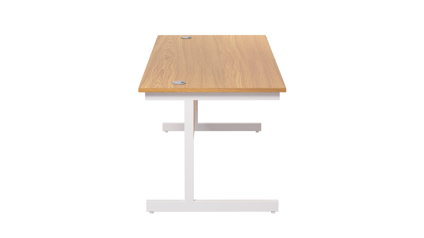Single Upright Rectangular Desk: 800mm Deep (FSC)