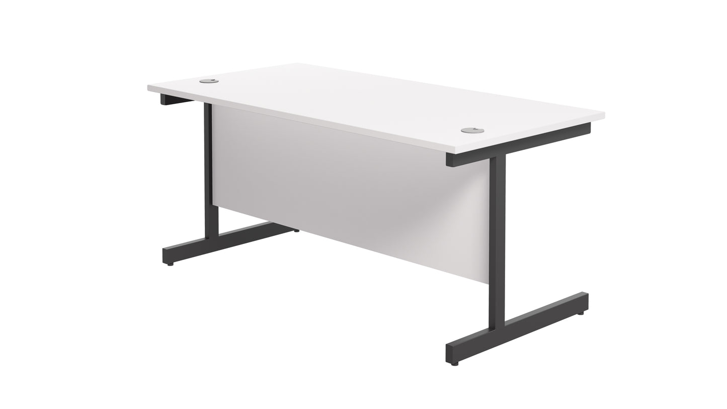 Single Upright Rectangular Desk: 800mm Deep (FSC)
