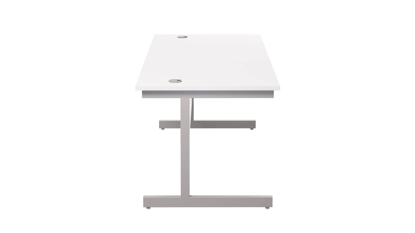 Single Upright Rectangular Desk: 800mm Deep (FSC)