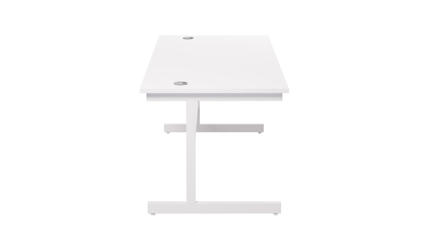 Single Upright Rectangular Desk: 800mm Deep (FSC)