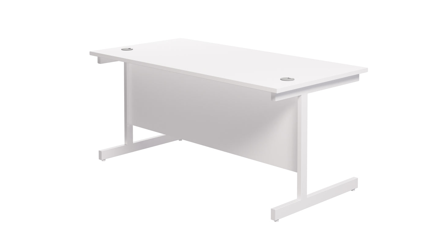 Single Upright Rectangular Desk: 800mm Deep (FSC)