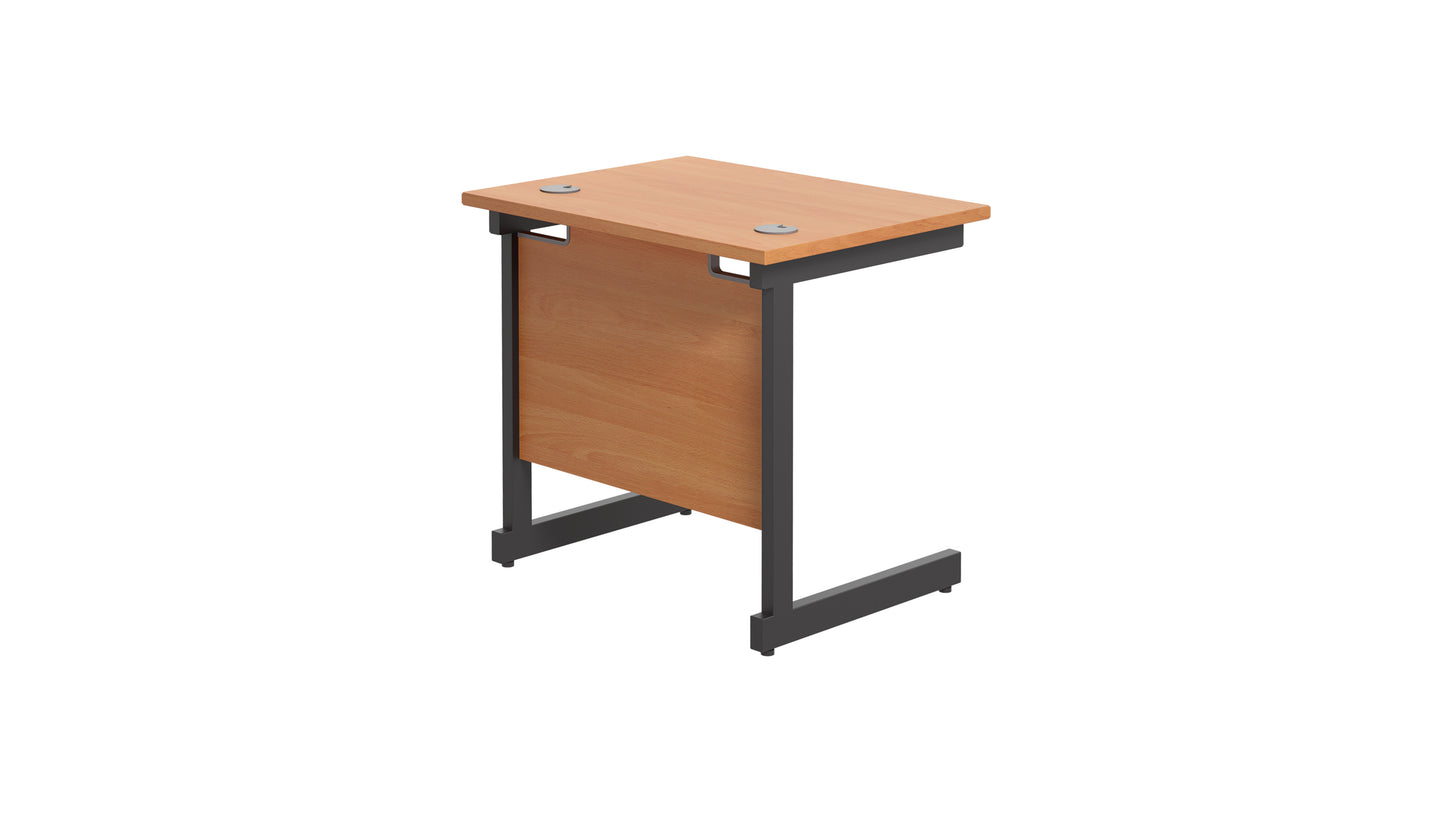Single Upright Rectangular Desk: 600mm Deep (FSC)