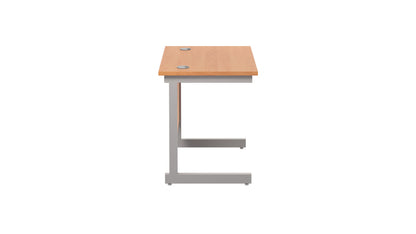 Single Upright Rectangular Desk: 600mm Deep (FSC)