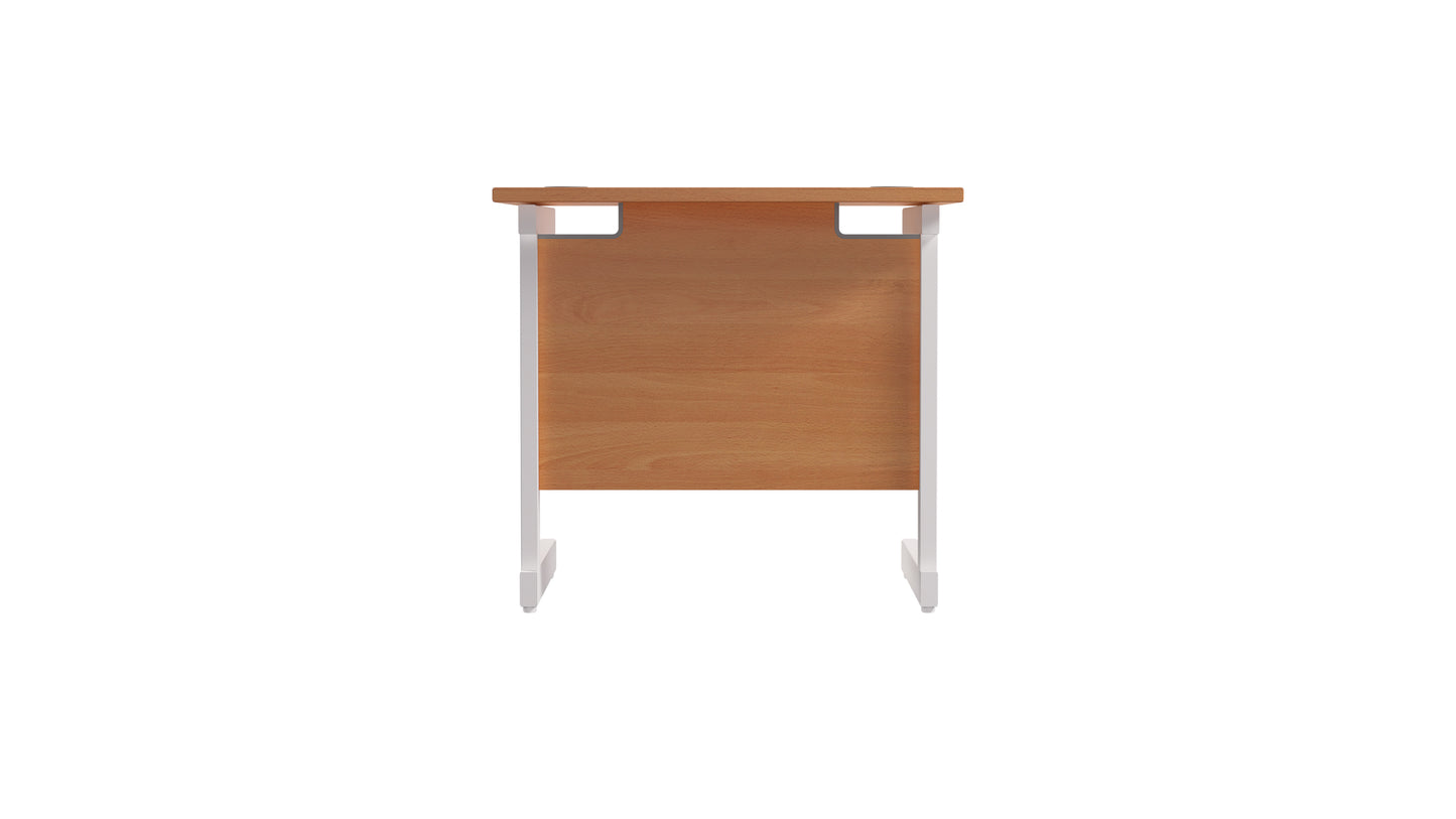 Single Upright Rectangular Desk: 600mm Deep (FSC)