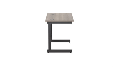 Single Upright Rectangular Desk: 600mm Deep (FSC)