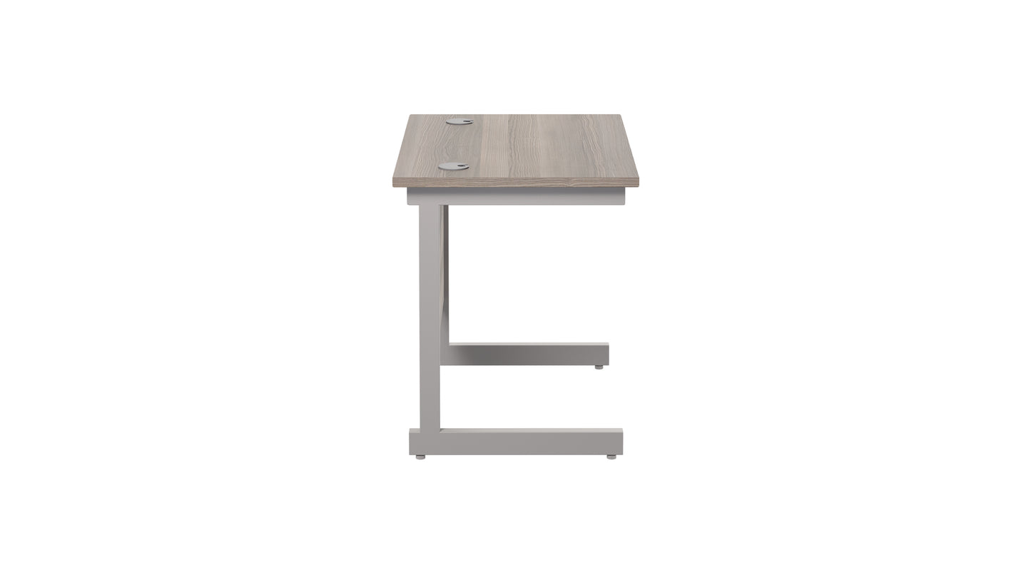 Single Upright Rectangular Desk: 600mm Deep (FSC)