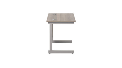 Single Upright Rectangular Desk: 600mm Deep (FSC)