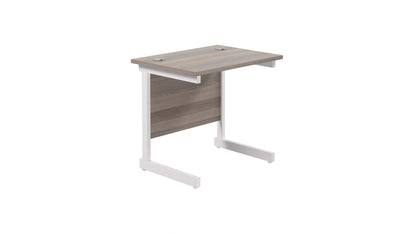 Aztec|Single Upright|Rectangular|Desk|800x600|Grey Oak-White