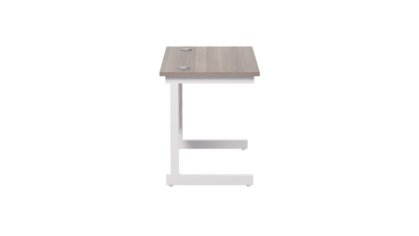 Single Upright Rectangular Desk: 600mm Deep (FSC)