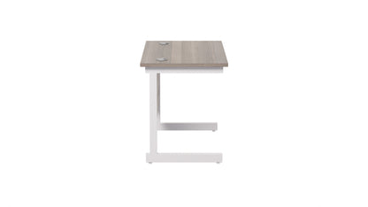Single Upright Rectangular Desk: 600mm Deep (FSC)