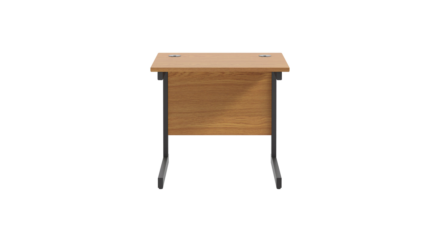 Single Upright Rectangular Desk: 600mm Deep (FSC)