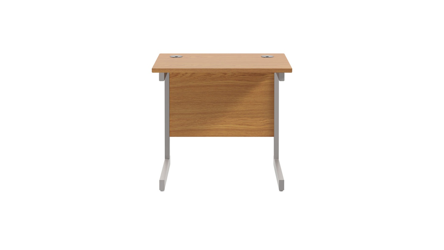 Single Upright Rectangular Desk: 600mm Deep (FSC)
