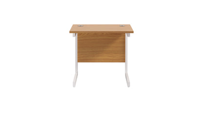 Single Upright Rectangular Desk: 600mm Deep (FSC)